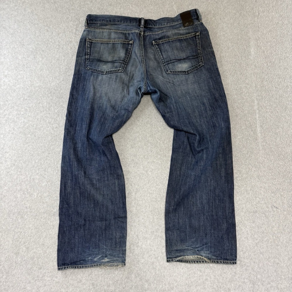 Hugo‎ Boss Jeans Mens 38x30 Blue Vermont Relaxed Fit Straight Dark Denim Jeans